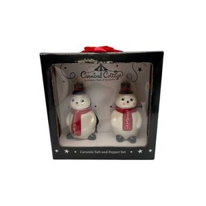 Johanna Parker Carnival Snowman Salt and Pepper Shakers